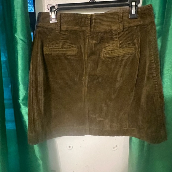 Madewell Dresses & Skirts - Madewell Olive Corduroy Mini Skirt
